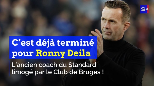 C’est déjà terminé pour Ronny Deila : l’ancien coach du Standard limogé par le Club de Bruges !