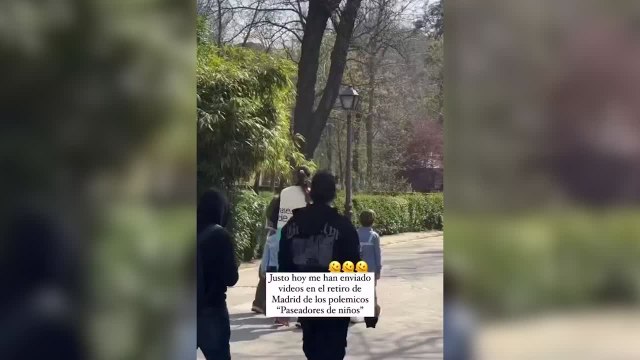 Los paseadores de niños llegan a Madrid: juzguen ustedes mismos