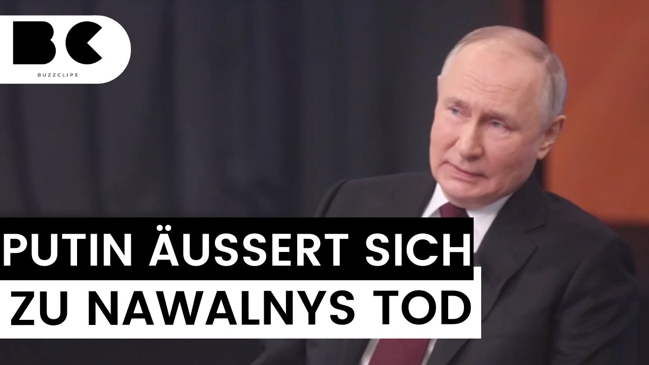 Zynisch? Putin bezeichnet Nawalnys Tod als 'trauriges Ereignis'