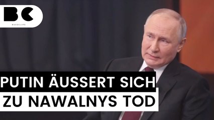 Zynisch? Putin bezeichnet Nawalnys Tod als "trauriges Ereignis"