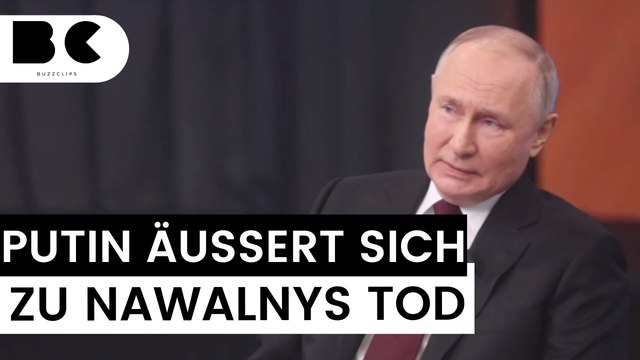 Zynisch? Putin bezeichnet Nawalnys Tod als trauriges Ereignis