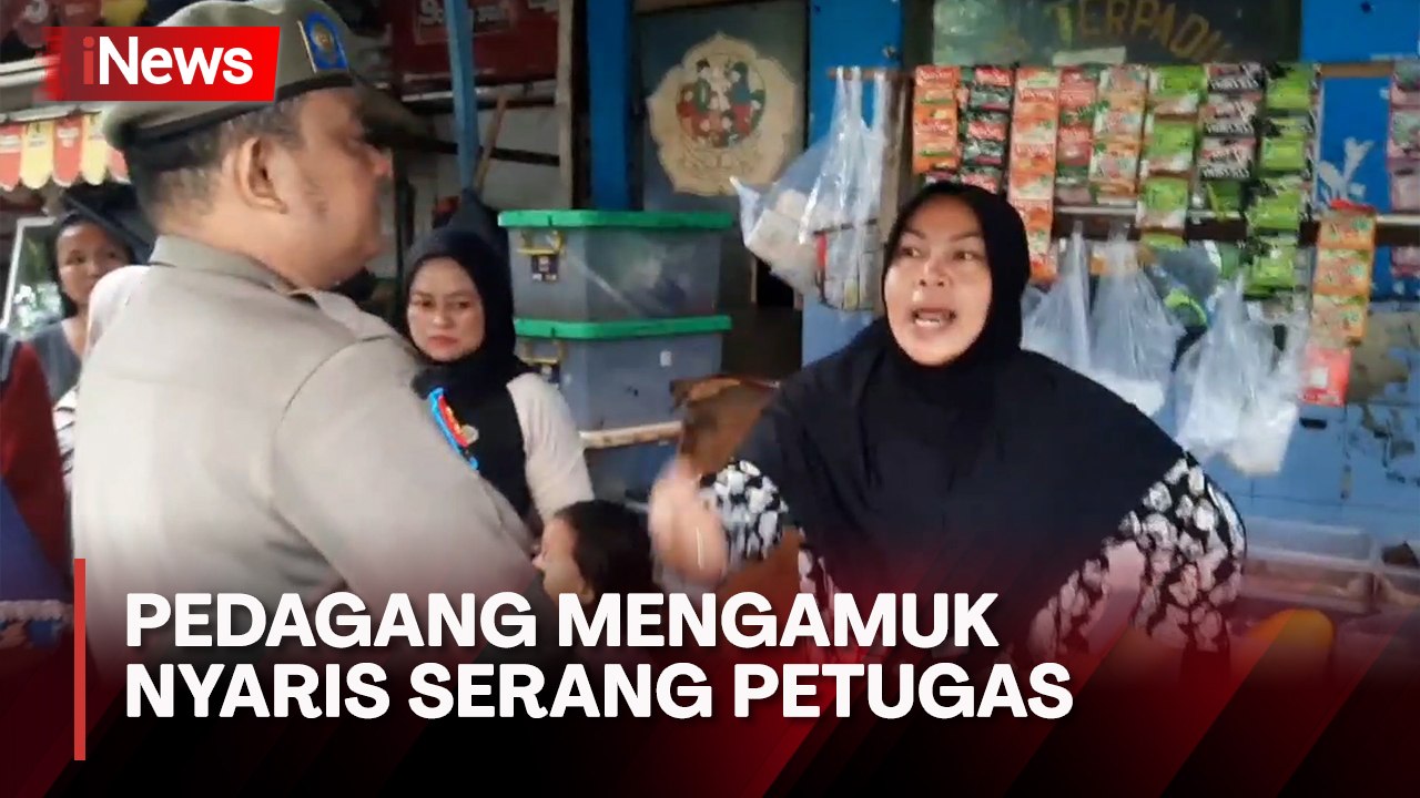 Terjaring Razia di Senen, PKL Mengamuk Nyaris Serang Petugas