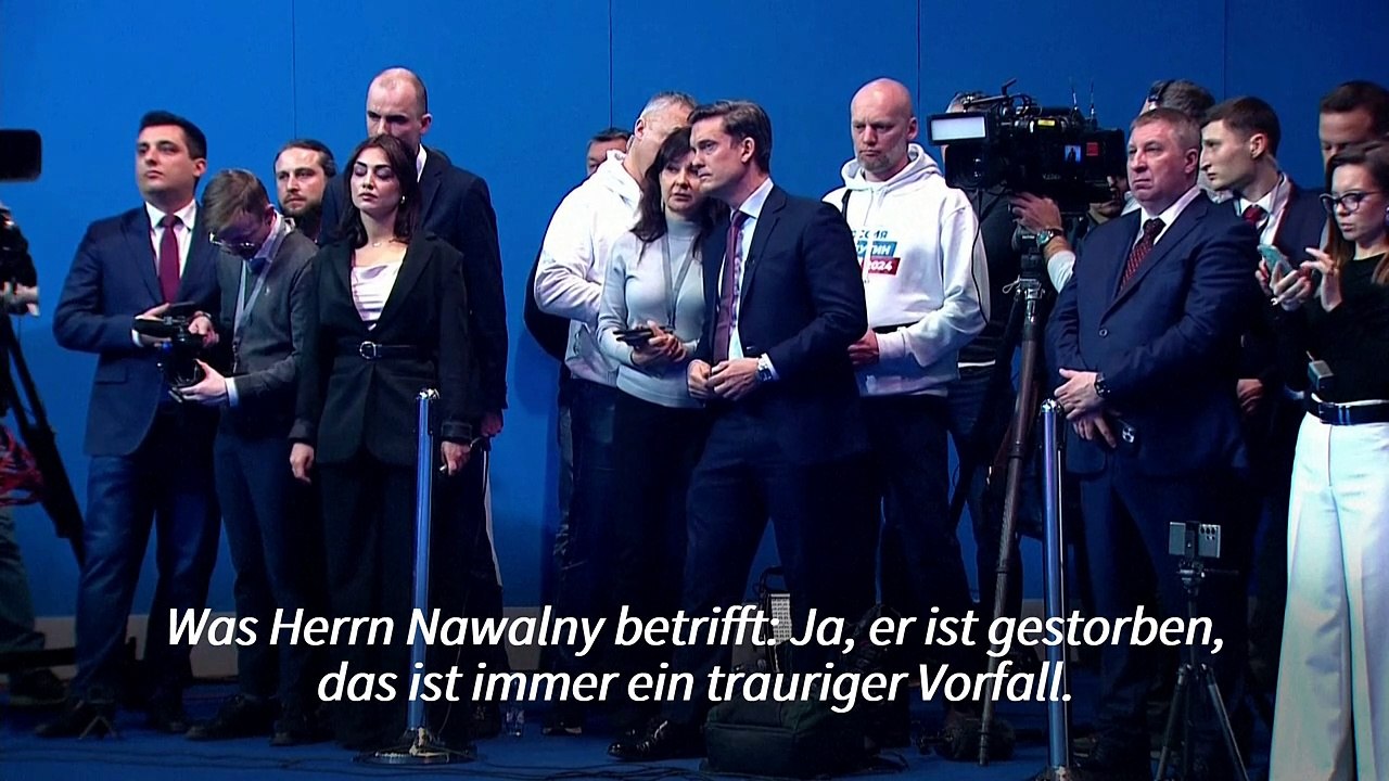 Putin: 'Nawalnys Tod ist ein trauriger Vorfall'