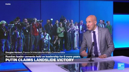 Russia: Putin declared winner of a presidential race that was never in doubt