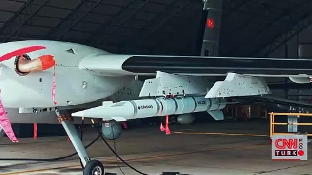 Bayraktar Akıncı'dan İHA-230 füzesiyle çifte atış