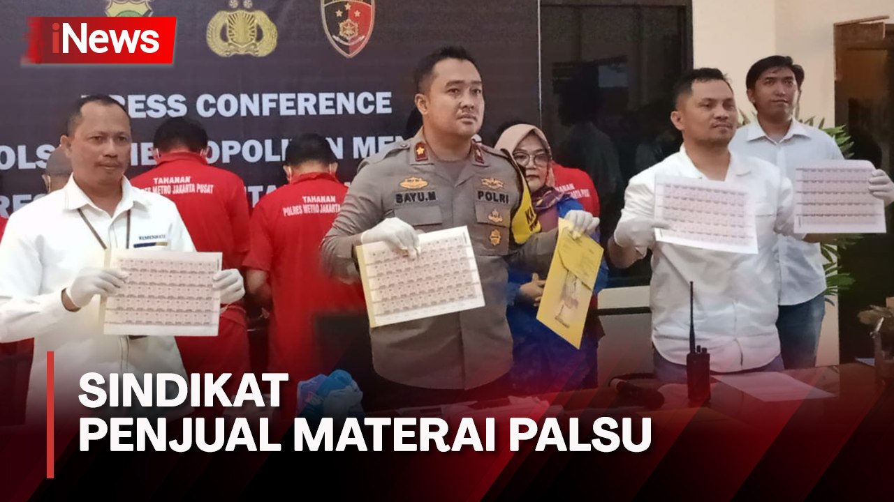 6 Orang Sindikat Penjual Materai Palsu Di Menteng Jakpus Ditangkap