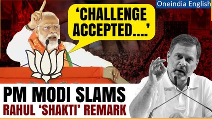 Tải video: PM Modi Berates Opposition in Telangana Rally, Digs Rahul Gandhi on ‘Shakti Remark’| Oneindia News