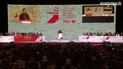 Download Video: Pedro Sánchez apoya a Salvador Illa en Cataluña