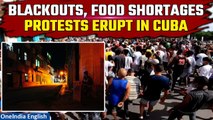 Cuba Protests: Rare protests erupt in Cuba over food and electricity shortages | Oneindia News