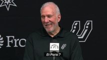 Spurs - Popovich confirme la venue de San Antonio à Paris la saison prochaine