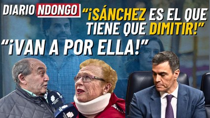 Los madrileños se VUELCAN con AYUSO: “¡Van a por ella!, ¡Sánchez, dimite!”