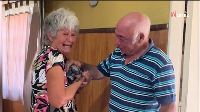 Elle surprend ses grands-parents avec un cadeau exceptionnel : 3,8M d'internautes tombent sous le charme (vidéo)
