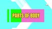 Learn Parts of Body Names | Body Parts Names for Kids | Human Body Parts | Kids English Vocabulary