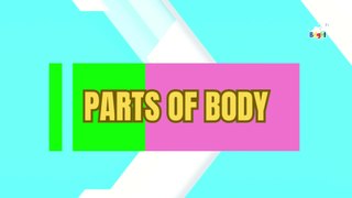 Learn Parts of Body Names | Body Parts Names for Kids | Human Body Parts | Kids English Vocabulary