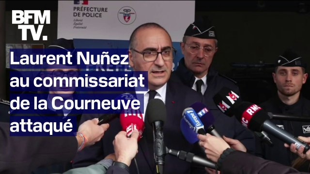 Attaque au commissariat de la Courneuve: neuf interpellations ont été réalisées affirme Laurent Nuñez