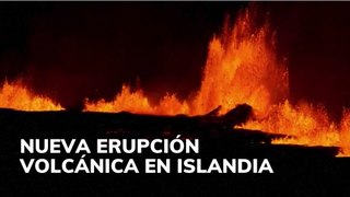 Nueva erupción volcánica en Islandia