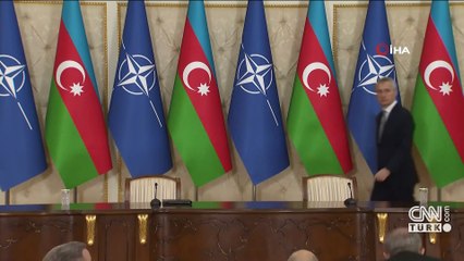 NATO Genel Sekreteri Stoltenberg Cumhurbaşkanı Aliyev ile görüştü