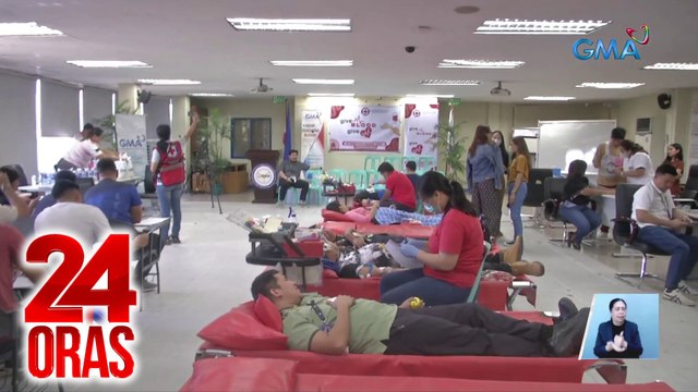 300 blood bags, nalikom sa LTFRB at TRADOC ng GMA Kapuso Foundation | 24 Oras