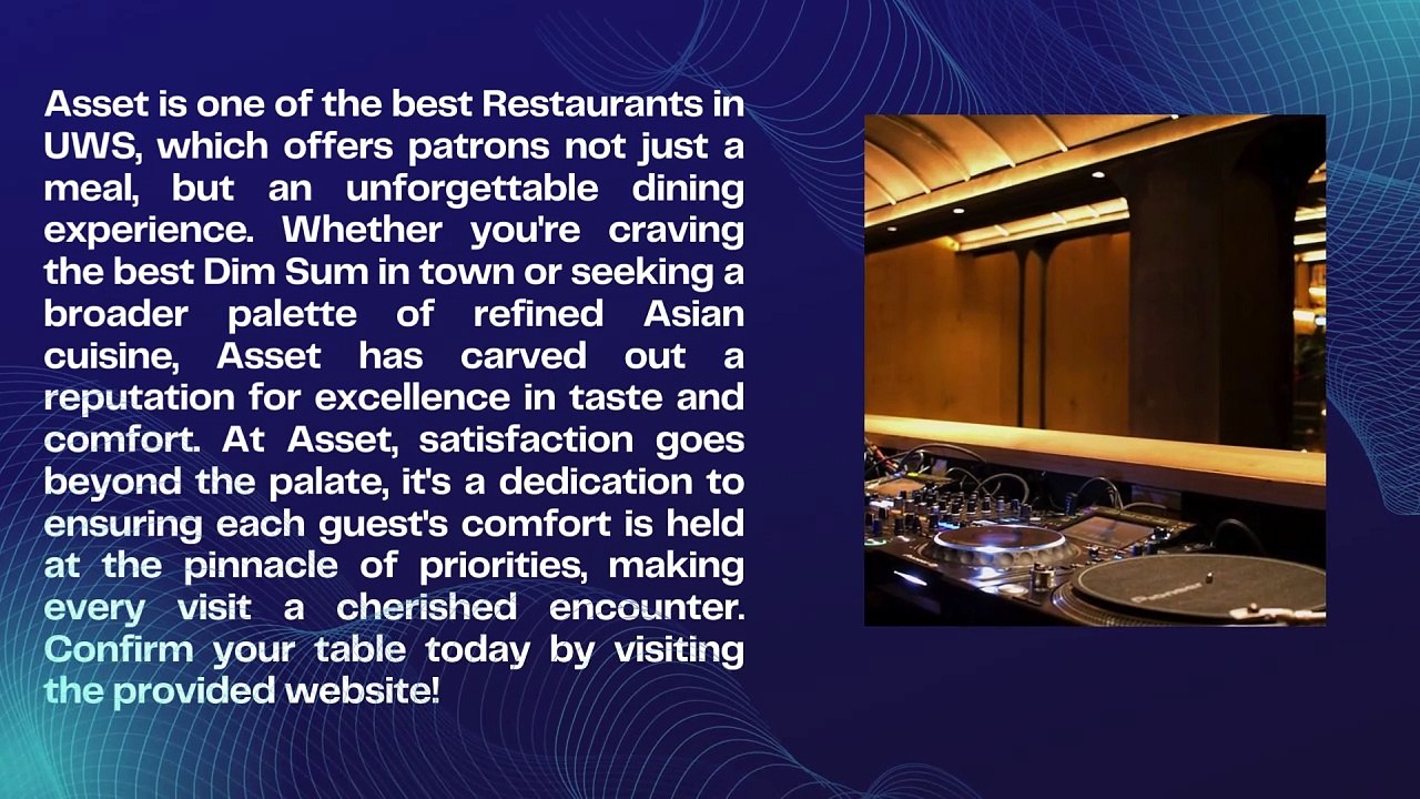 Restaurants Upper West Side