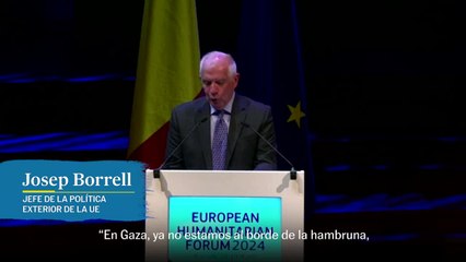 Borrell: "Israel está provocando una hambruna en Gaza"