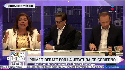 Así se vivió  el primer debate por la jefatura de Gobierno de la CDMX