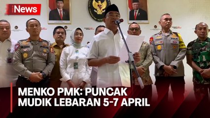 Menko PMK Ungkap Ada Kenaikan Jumlah Pemudik Hingga 60 Persen