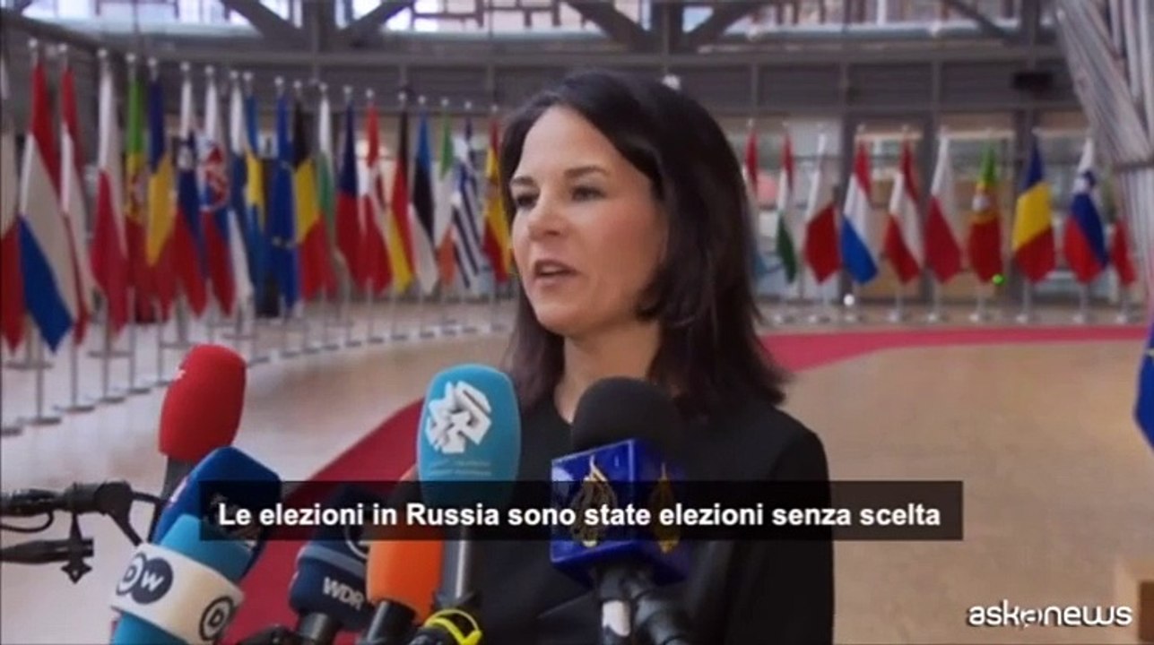 Ministra tedesca Baerbock: in Russia "un voto senza scelta" per Putin