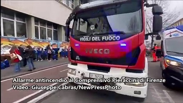 Firenze, scatta l'allarme antincendio all'Istituto Comprensivo Pieraccini
