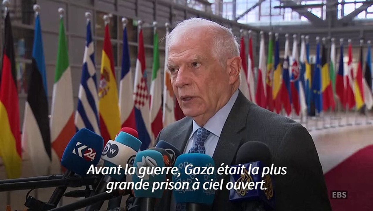 Gaza est désormais "un cimetière à ciel ouvert", dit le chef de la diplomatie de l'UE