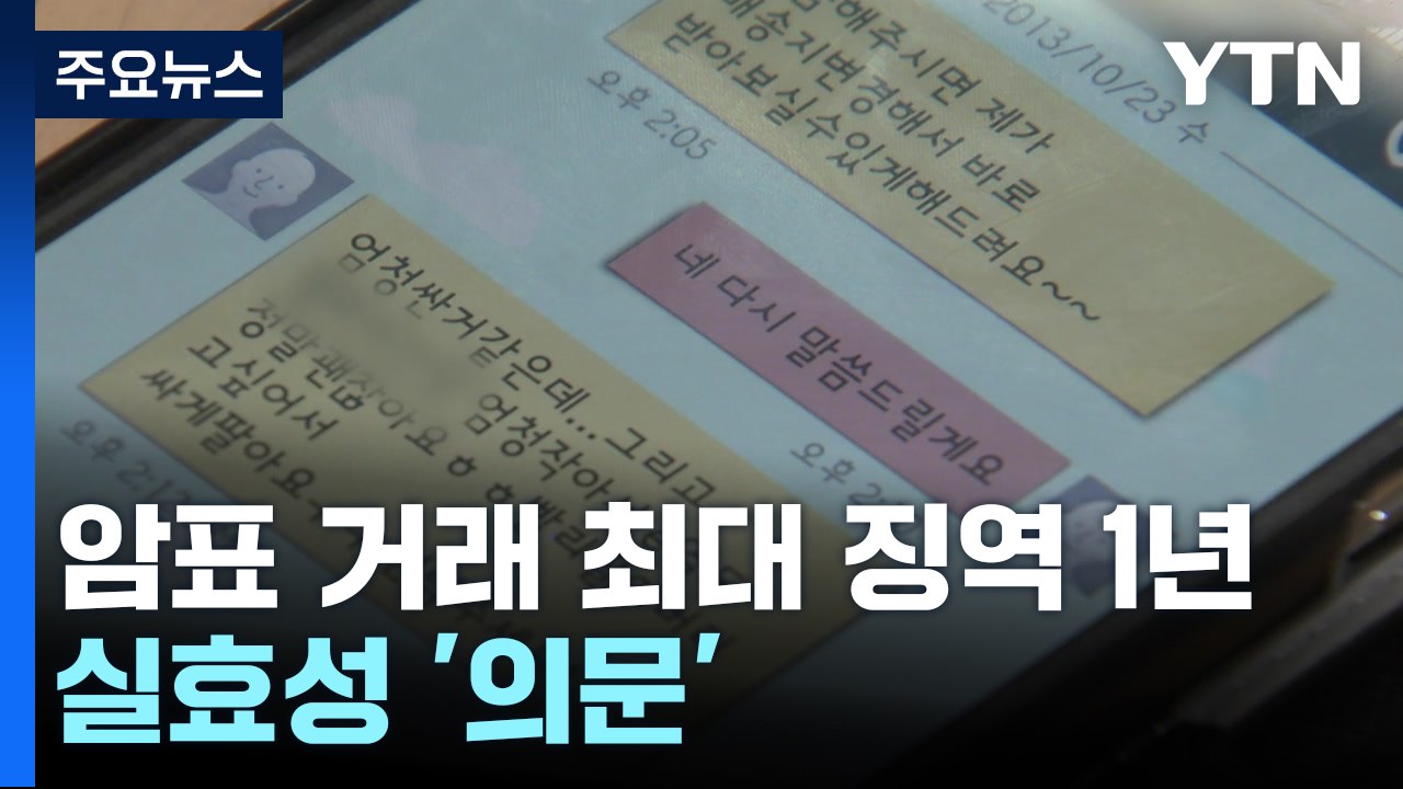매크로 이용 암표 거래 최대 징역 1년...실효성은 '글쎄' / YTN