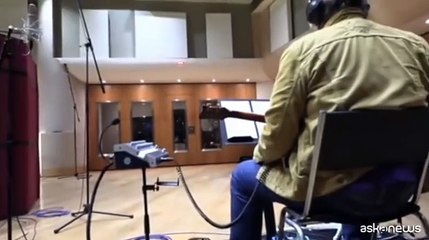 Cesare Cremonini in studio a Londra al lavoro sul nuovo album