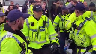 Police arrest Blackpool fans after match against Wigan