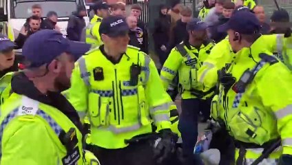 Police arrest Blackpool fans after match against Wigan