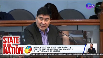 PCSO: mga lotto agent na kumubra para sa mga lotto winner ang isiniwalat na umano'y sunud-sunod na tumama sa lotto | SONA