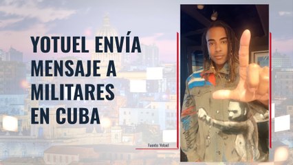 Yotuel envía mensaje a militares en Cuba