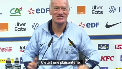 Bleus - Deschamps répond à son tour à Luis Enrique : "C'était une plaisanterie"