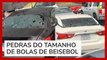 Tempestade de granizo danifica centenas de carros nos EUA; vídeo mostra destruição