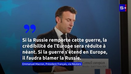 Pour Emmanuel Macron, "la guerre pourrait être la seule voie vers la paix"
