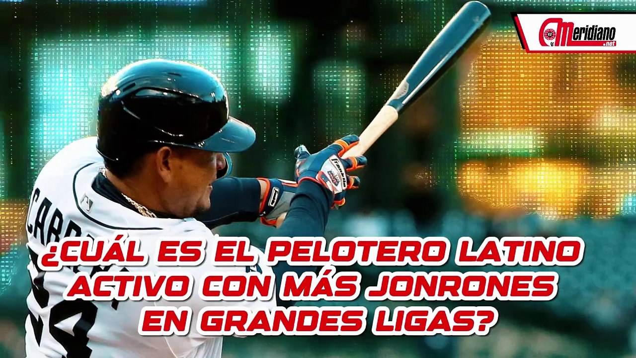 ¿Cuál es el pelotero latino activo con más jonrones en Grandes Ligas?