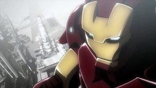 Iron Man_ Rise of Technovore (2013) - Iron Man & War Machine vs. Mech Mercs Scene _ Movieclips