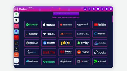 Transfer liked tracks between Spotify, Apple Music and 125+ music services - MusConv app