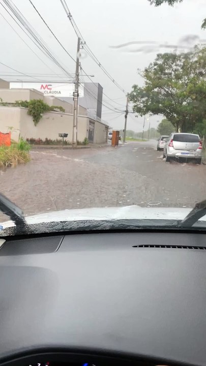 Wardrobe Washes Down the Street with Rain