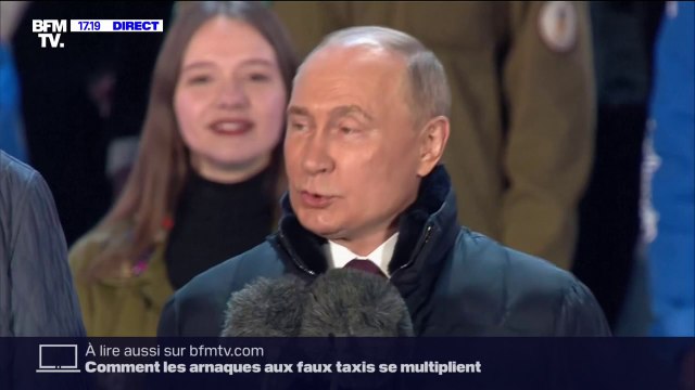 Vladimir Poutine: Les gens de Crimée sont notre fierté