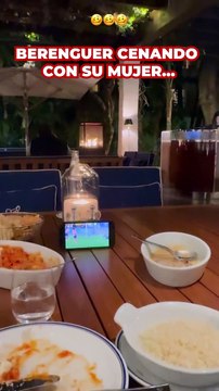 La mujer de Berenguer se la lía publicando lo que hacía el jugador mientras cenaba con ella