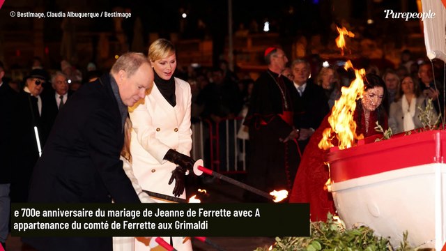 PHOTOS Charlene de Monaco : Immaculée en manteau blanc XXL pour célébrer un mariage très important avec Albert