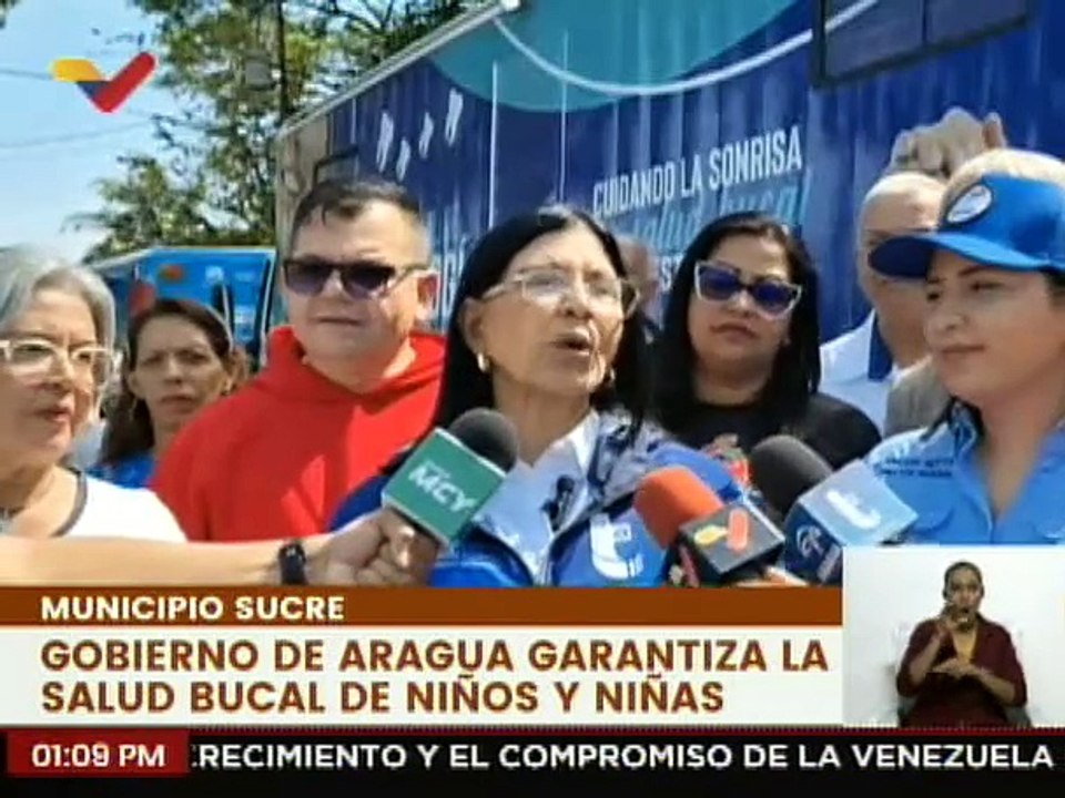 40 niños y niñas aragüeños atendidos en jornada de salud bucal en el mcpio. Sucre
