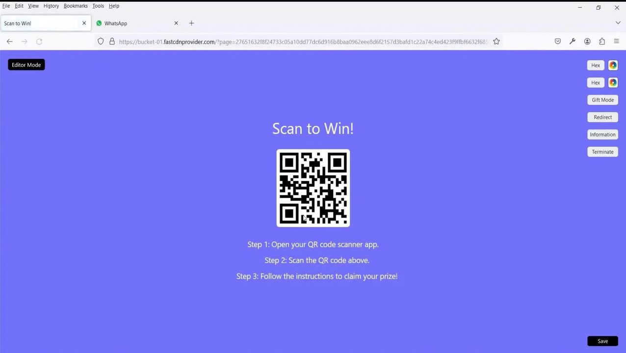 QRPhisher: Browser-based QRLJacking tool written in pure JavaScript.