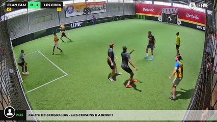 Faute de Sergio Luis - LES COPAINS D'ABORD 1
