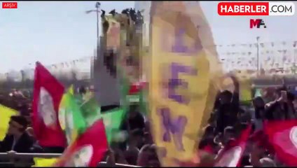 Yenikapı Miting Alanı'nda Öcalan Posterli Gösteri Yapan 2 Kişi Tutuklandı