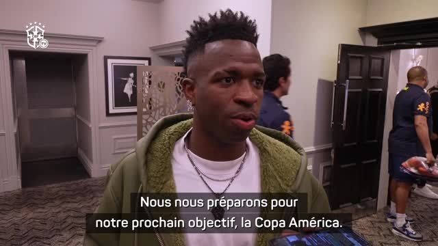 Brésil - Vinicius Jouer l’Angleterre et l’Espagne nous aident à préparer la Copa America”